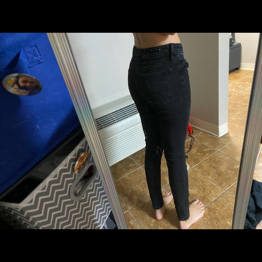 American eagle next level stretch black jeans